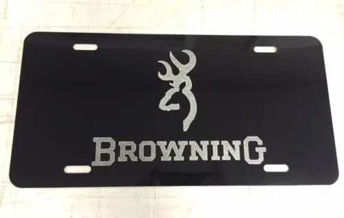 Car Tag Etched on Aluminum License Plate Aluminum