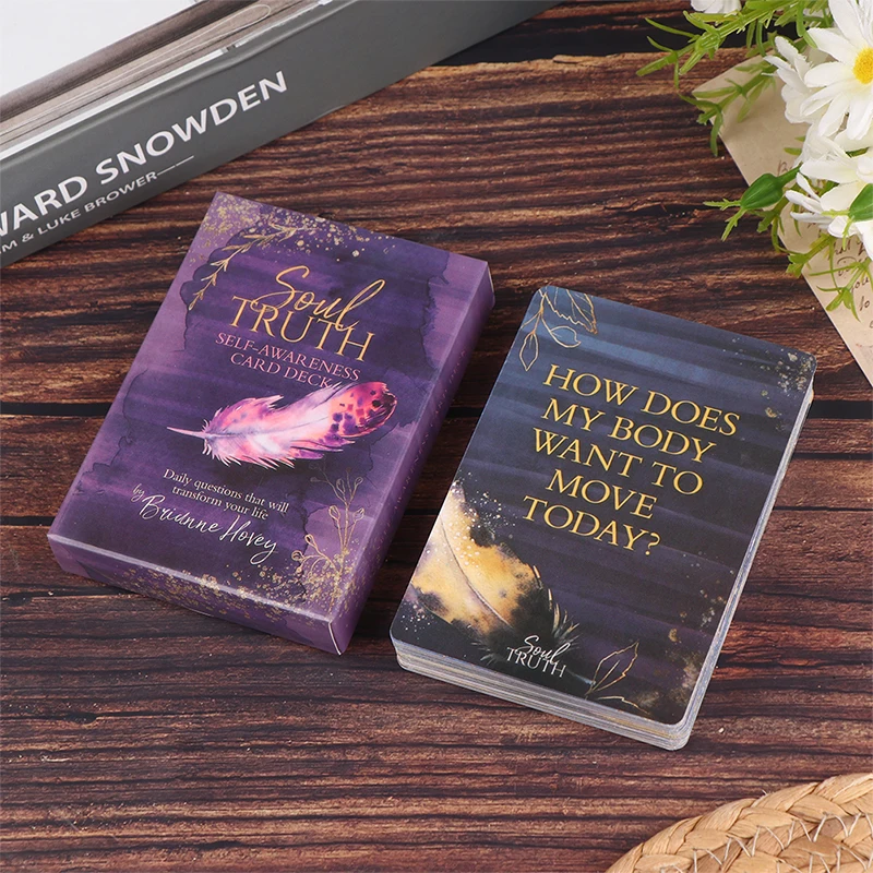 1Box Tarot Deck Oracles Cards With 56pcs Mysterious Divination Wheel Of Soul Truth Tarot Cards For Cards Game Board Game