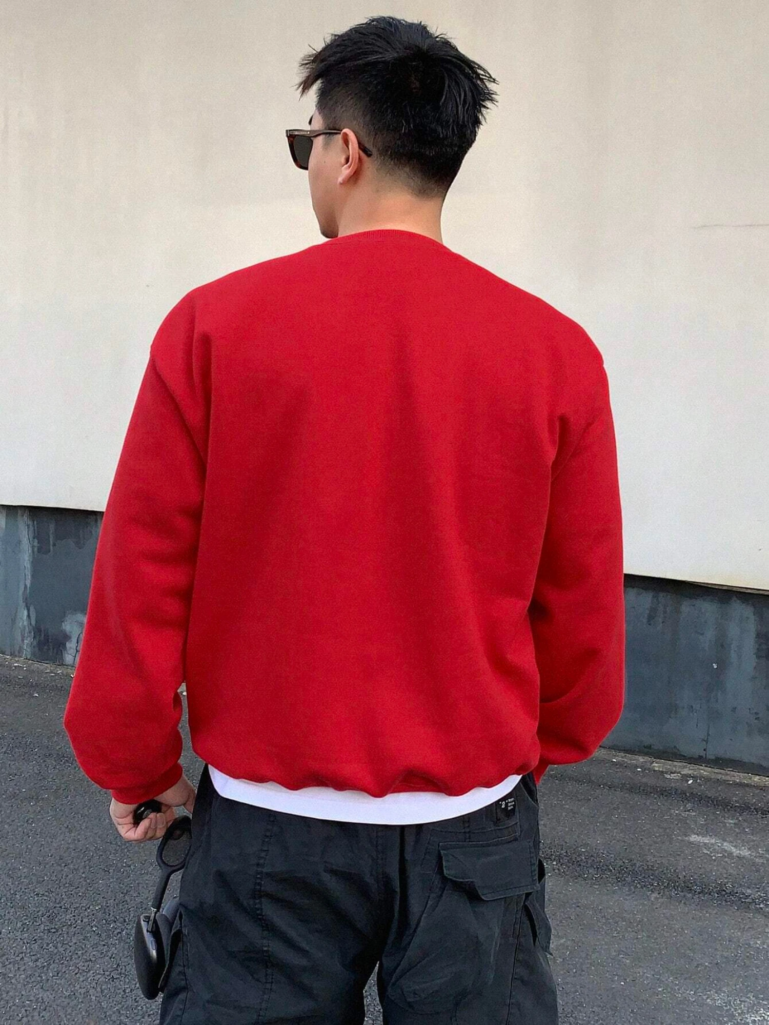Sudadera de cuello redondo par - Street Fashion Canada reseña y precio