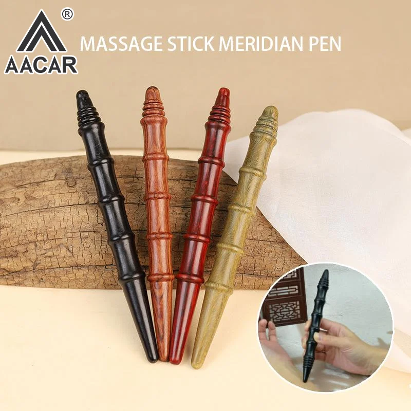 Natural Sandalwood Massager Acupoint Reflexology Tools Wood Massage Stick Tool For Full Body Relaxing Deep Tissue Foot Massage