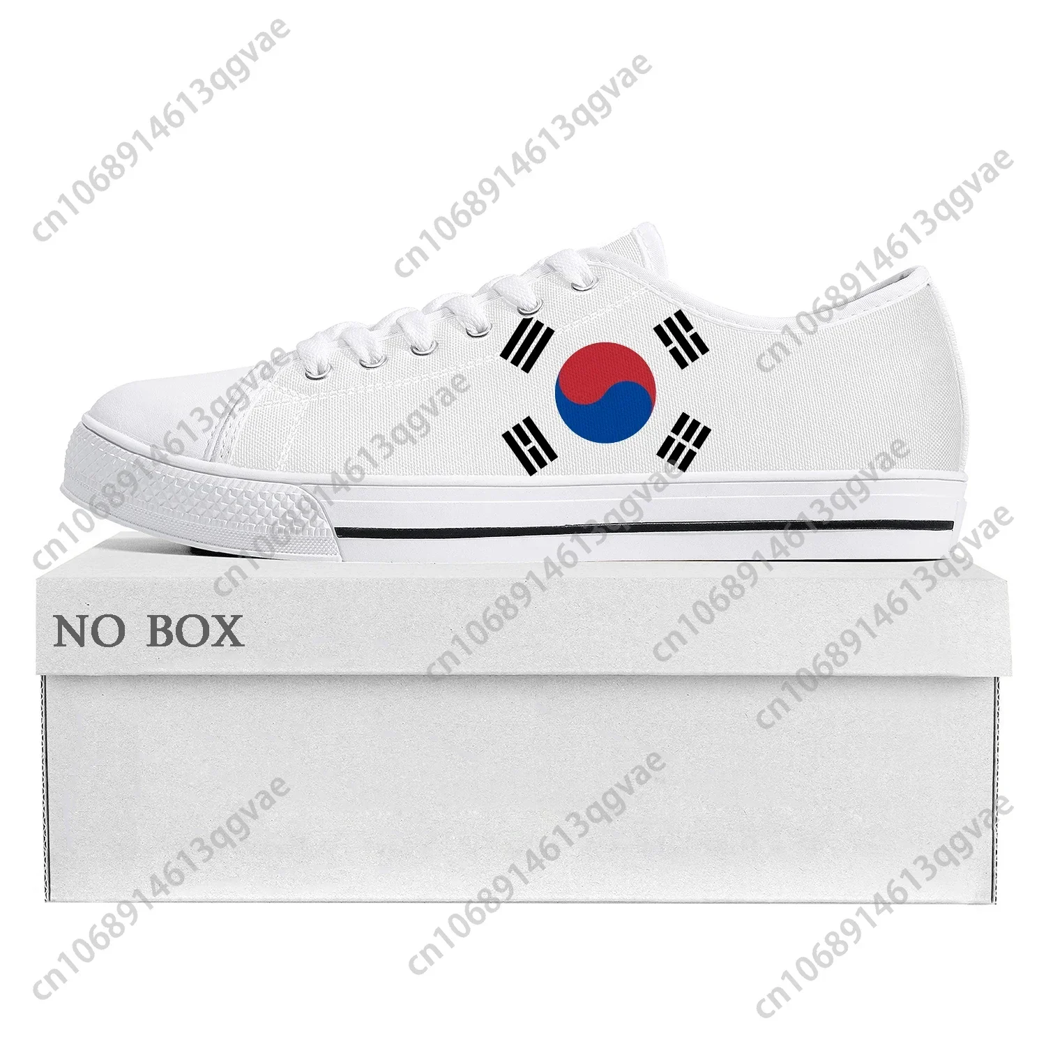 Korean Flag Low Top High Quality Sneakers Mens Womens Teenager Canvas Sneaker South Korea Prode Casual Couple Shoes Custom Shoe