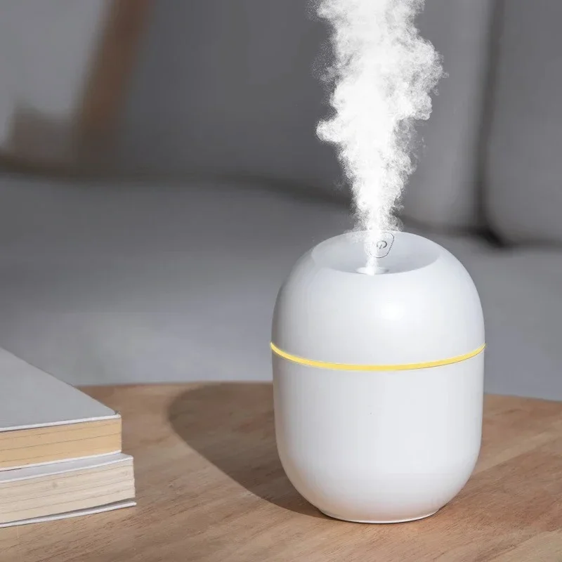 Mini Aromatherapy Diffuser 220ml Air Humidifier With LED Night Light Rechargeable Mist Sprayer For Car Home Office