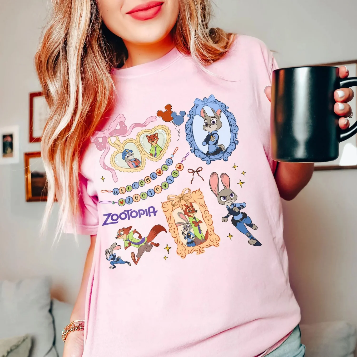 تي شيرت كوكيت زوتوبيا 2025، تي شيرت جودي هوبس ونيك وايلد، مناسب للبالغين والأطفال #4