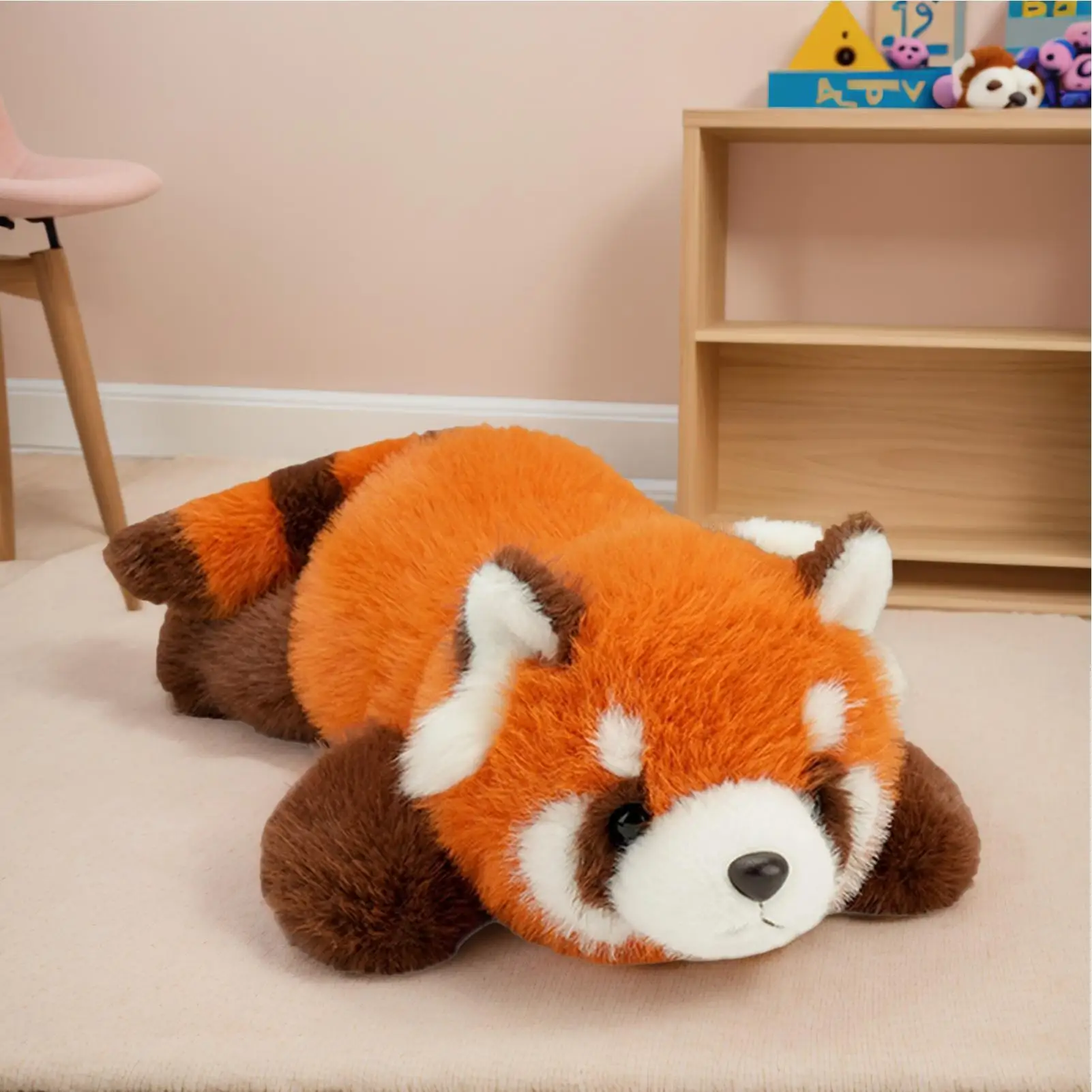 レッドパンダぬいぐるみ かわいい動物のぬいぐるみ レッドパンダソフトドール 子供 大人 ソファ ベッド リビングルーム 寝室 車 オフィス 保育園用