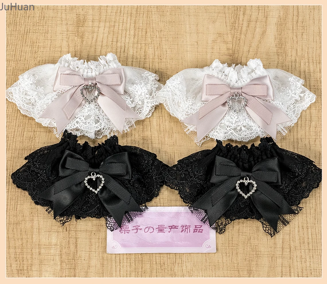 

Sweet and Cute Mine Series Mass-produced Lace Bow Hand Sleeve Original Handmade Basic Lolita Bracelet Cute Clothing Accessories