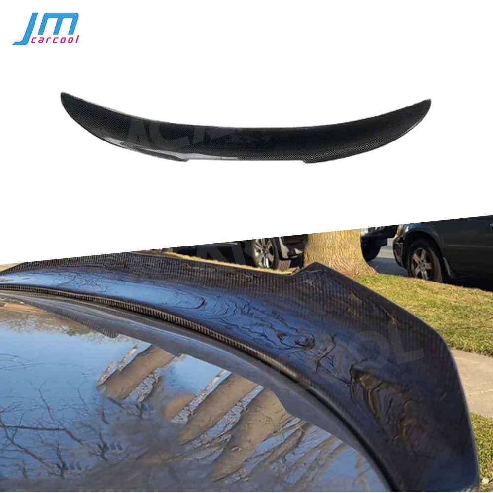 

Rear Trunk Spoiler for Audi A6 C7 S6 2012-2019 Carbon Fiber P Style Rear Middle Tail Wing Lid Rear Mid Spoiler Wing Bodykits FRP