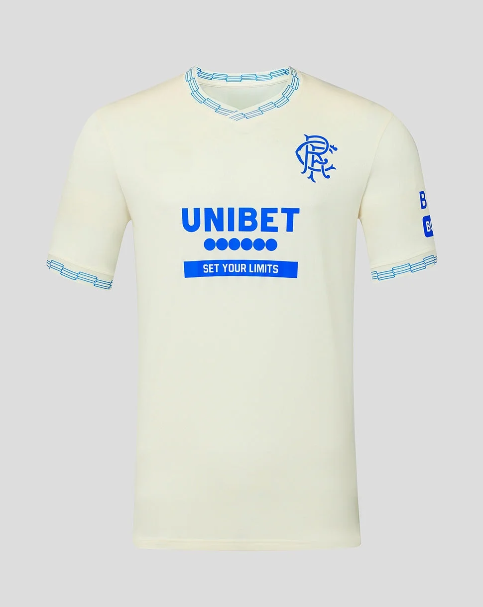 Neues Saison-Rangers 3D-Gedrucktes Fußballtrikot, Atmungsaktives Schnelltrocknendes Kurzarm-T-Shirt für Herren, Familien-Partnerlook – Detail 3