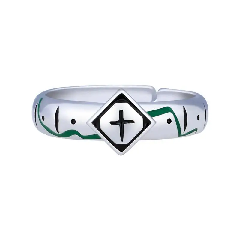 Anime BLEACH Hitsugaya Toushirou Cosplay Ring Adult Unisex Adjustable Opening Rings Accessories Jewelry Gifts