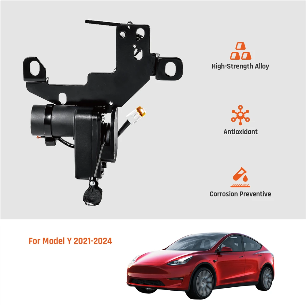 Ruiyyco Auto Close Electric Front Trunk Kit for Tesla Model Y 2021 2022 2023 2024 Automatic Soft Closing Suction Cover Lock