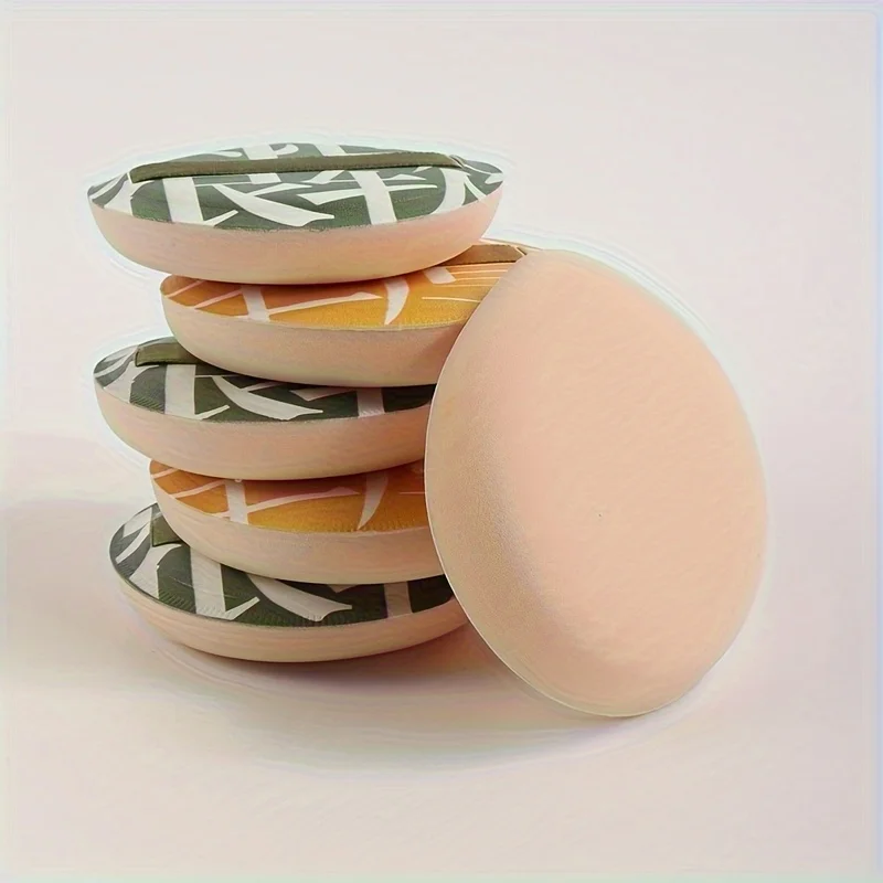 6個のベルベットメイクアップスポンジ - 液体/クリーム用のラテックスフリーのデュアルウェット/ドライブレンダー |   敏感肌用低刺激性トラベルキット