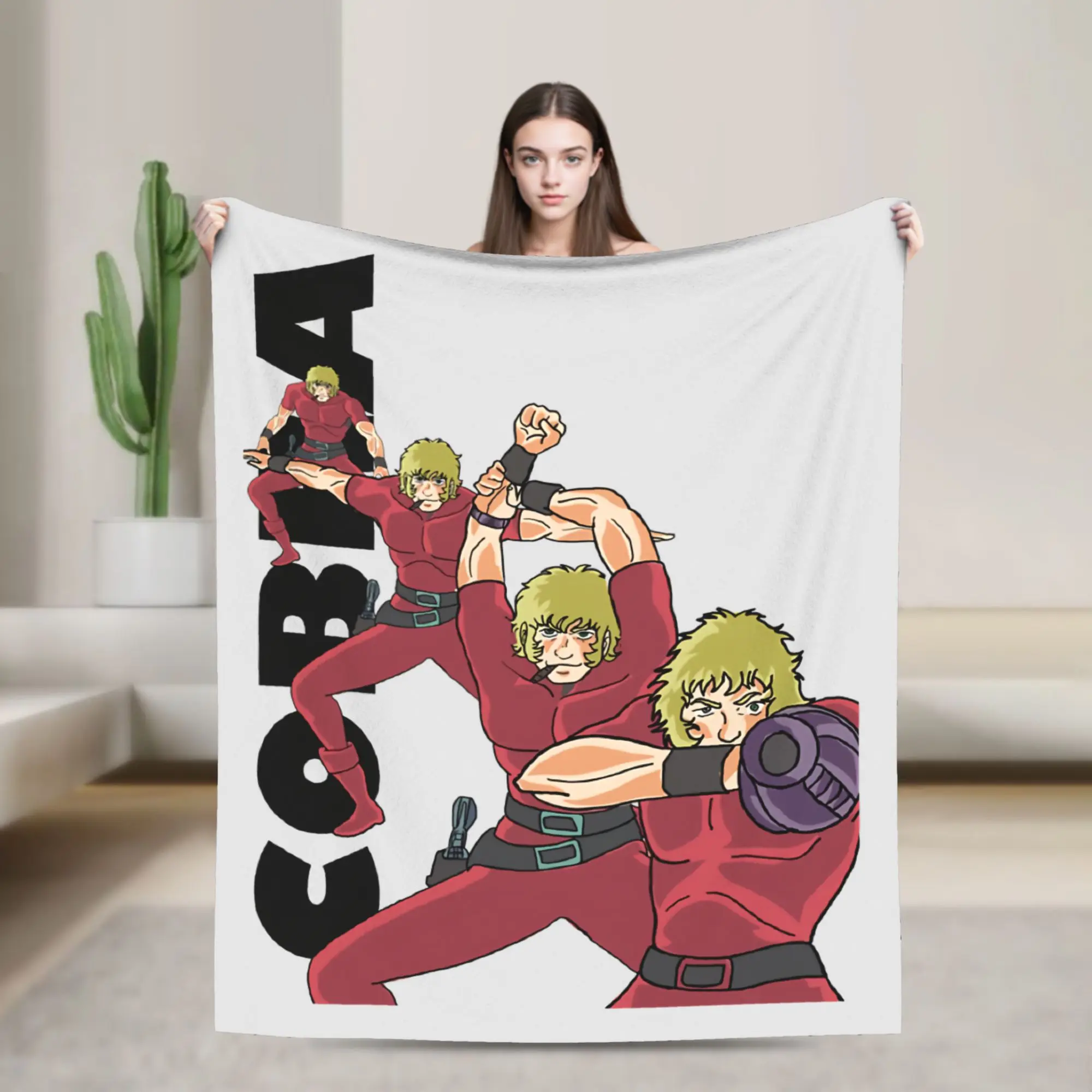 Space Adventure Cobra Blanket Fleece All Season  Portable Warm Throw Blankets for Bed Outdoor Rug Piece