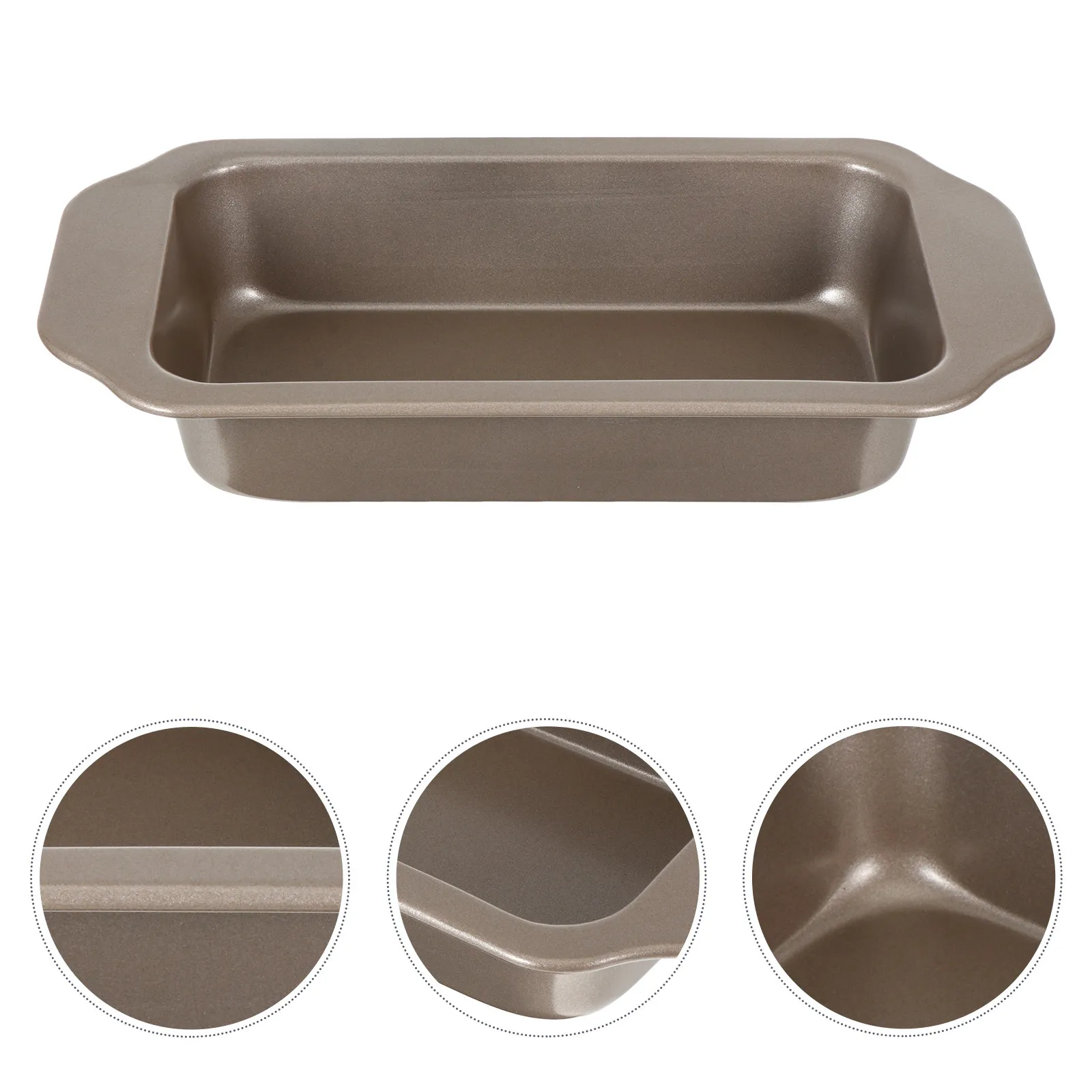 

Deep Baking Pan Mold Heavy Duty Carbon Steel Nonstick Oven Bakeware For Cake Bread Rust Resistant Kitchen Use