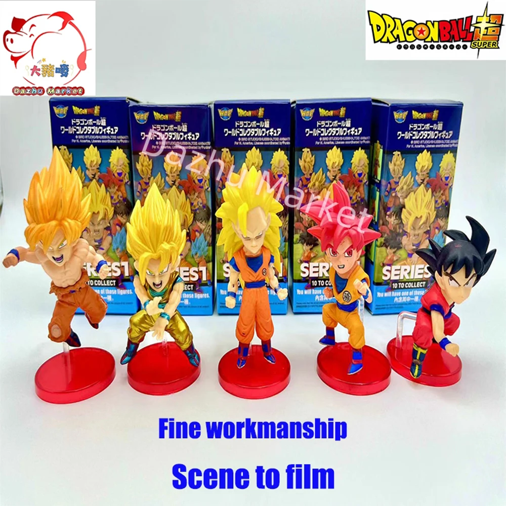 Wcf Drachen ball Figuren Anime Figur Sammlung Modell Super Saiyan Sohn Goku Statuen Schreibtisch dekorieren Kinderspiel zeug Geburtstags geschenk