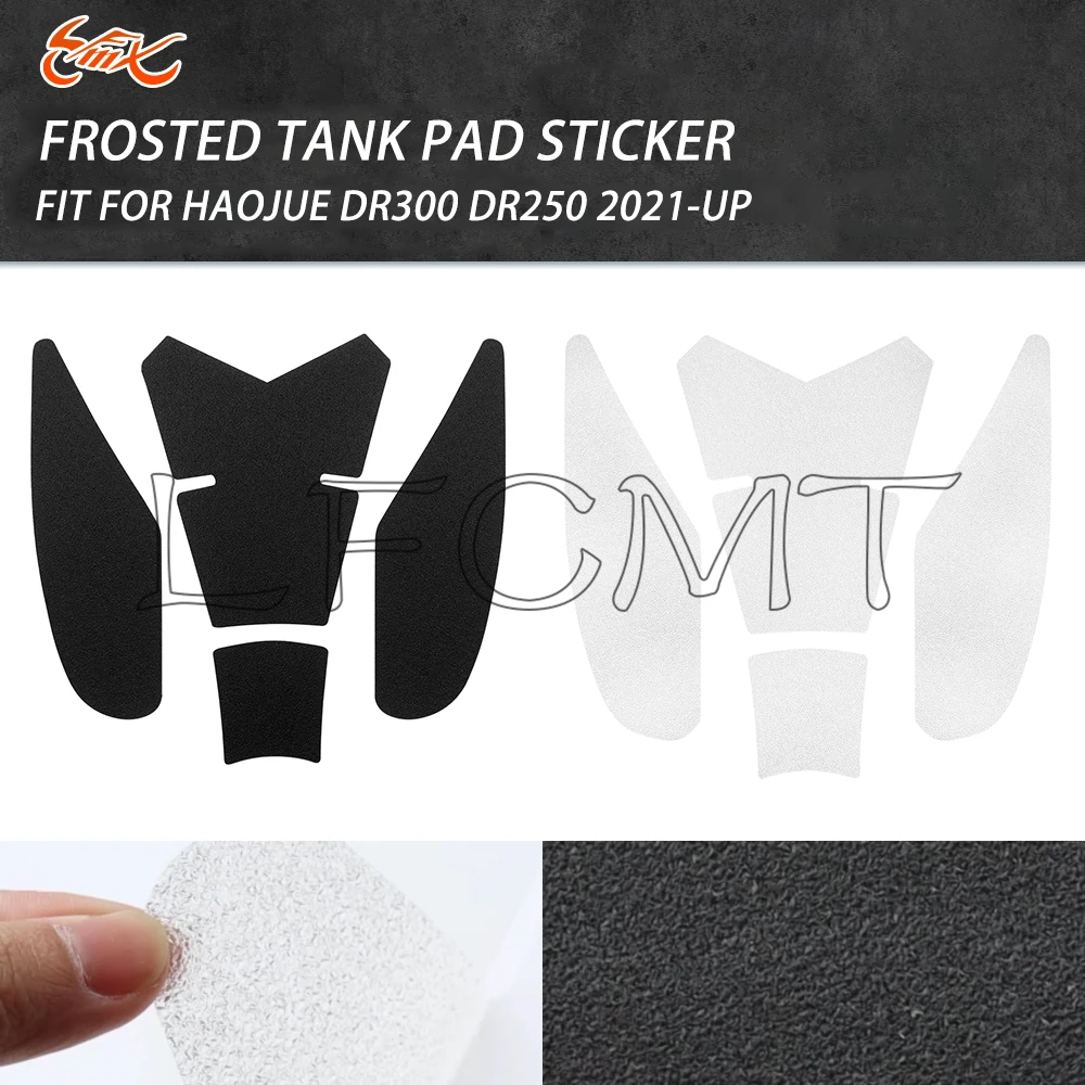 

Fit for Haojue DR300 DR250 2021-UP Motorcycle Non-slip Side Fuel Tank Pad Protective Sticker Decals