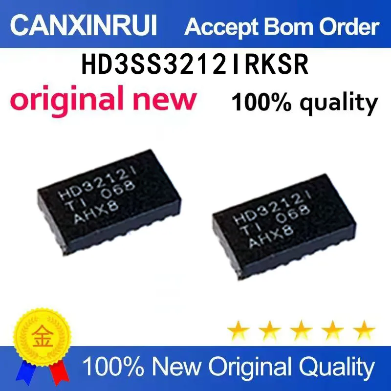 (5pcs-100pcs）HD3SS3212IRKSR brand new VQFN-204 silk screen HD3212I channel high-performance differential switch