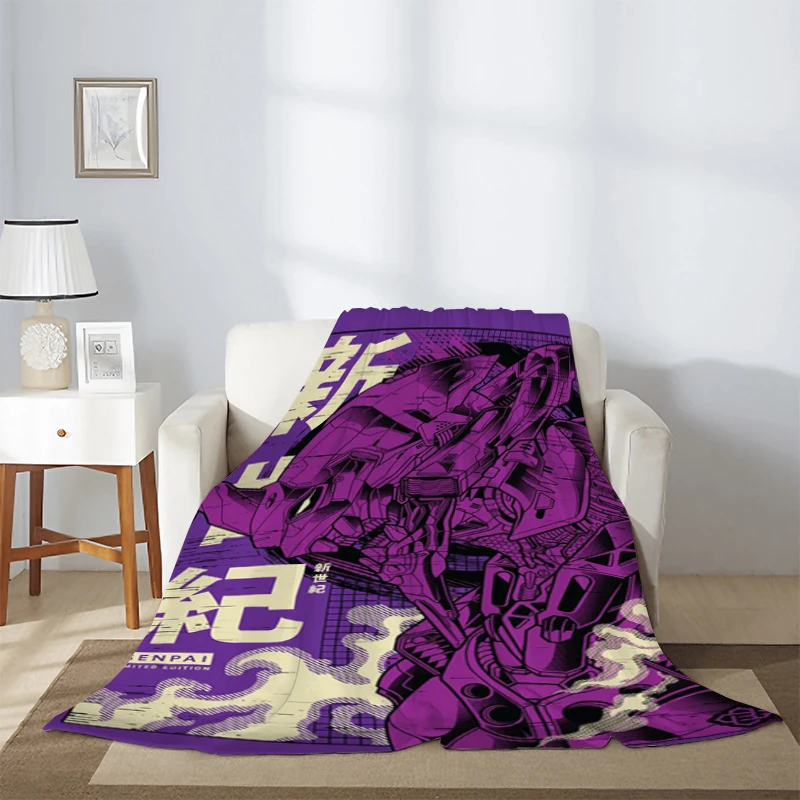 E-Evangelion Blankets for Decorative Sofa Blanket Double Bed Blankets & Throws Furry Summer Comforter Throw Fluffy Soft Anime