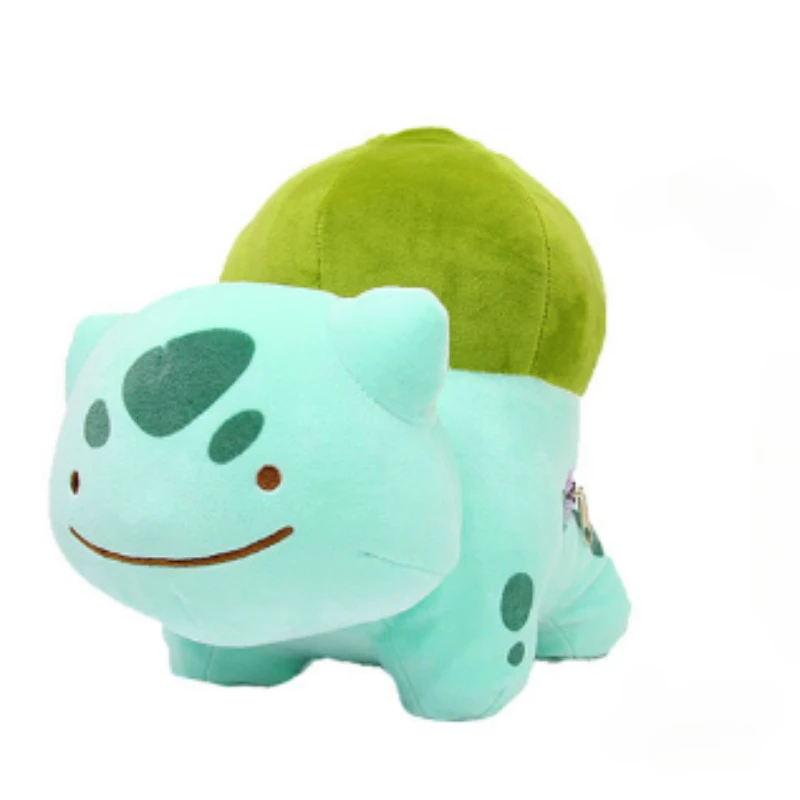 20cm Pokemon Anime Dolls Reversible Pillow Cushion Ditto Transform Bulbasaur Plush Toys Pillow Doll Cartoon Decoration Kids Gift