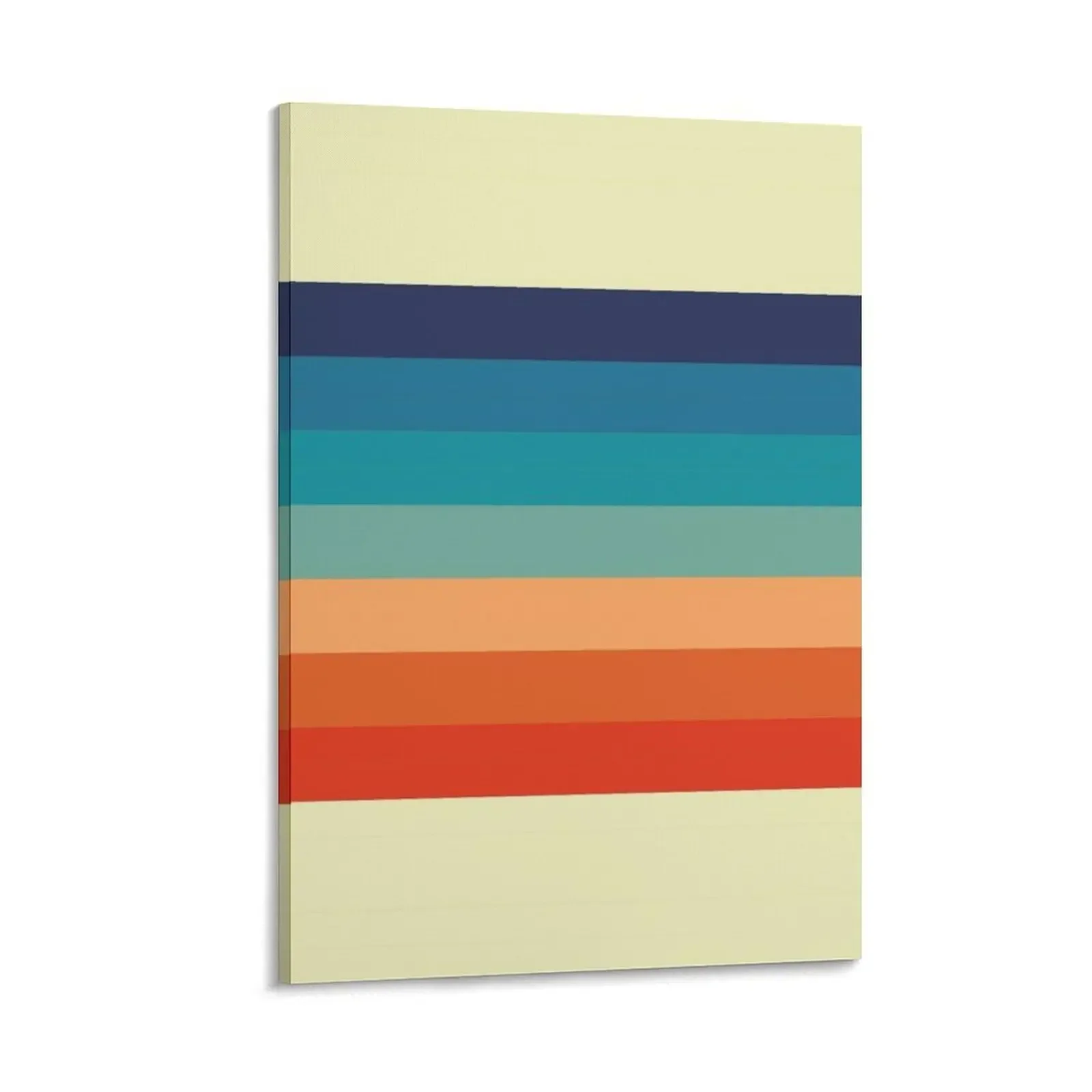 

Retro Stripes Canvas Painting home decor paintings wall decor Wall decoration frame cute room decor