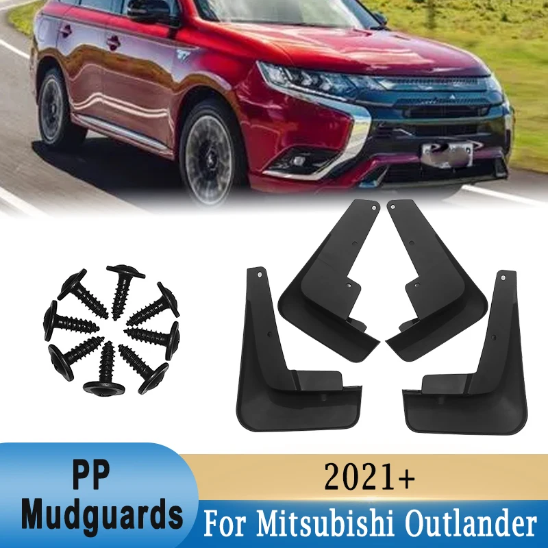 

4 шт., передние и задние брызговики для Mitsubishi Outlander 2021