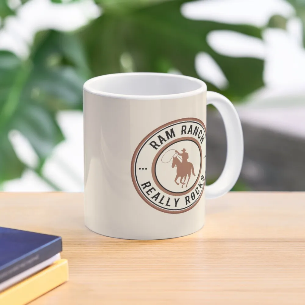 Ram Ranch Really Rocks Classic  Mug Simple Cup Handle Round Coffee Gifts Design Photo Printed Picture Image Tea Drinkware