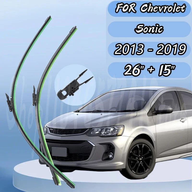 

Wiper Blades For Chevrolet Sonic 2013 2014 2015 2016 2017 2018 2019 Windscreen Windshield Window Brushes Accessories 26"+20"