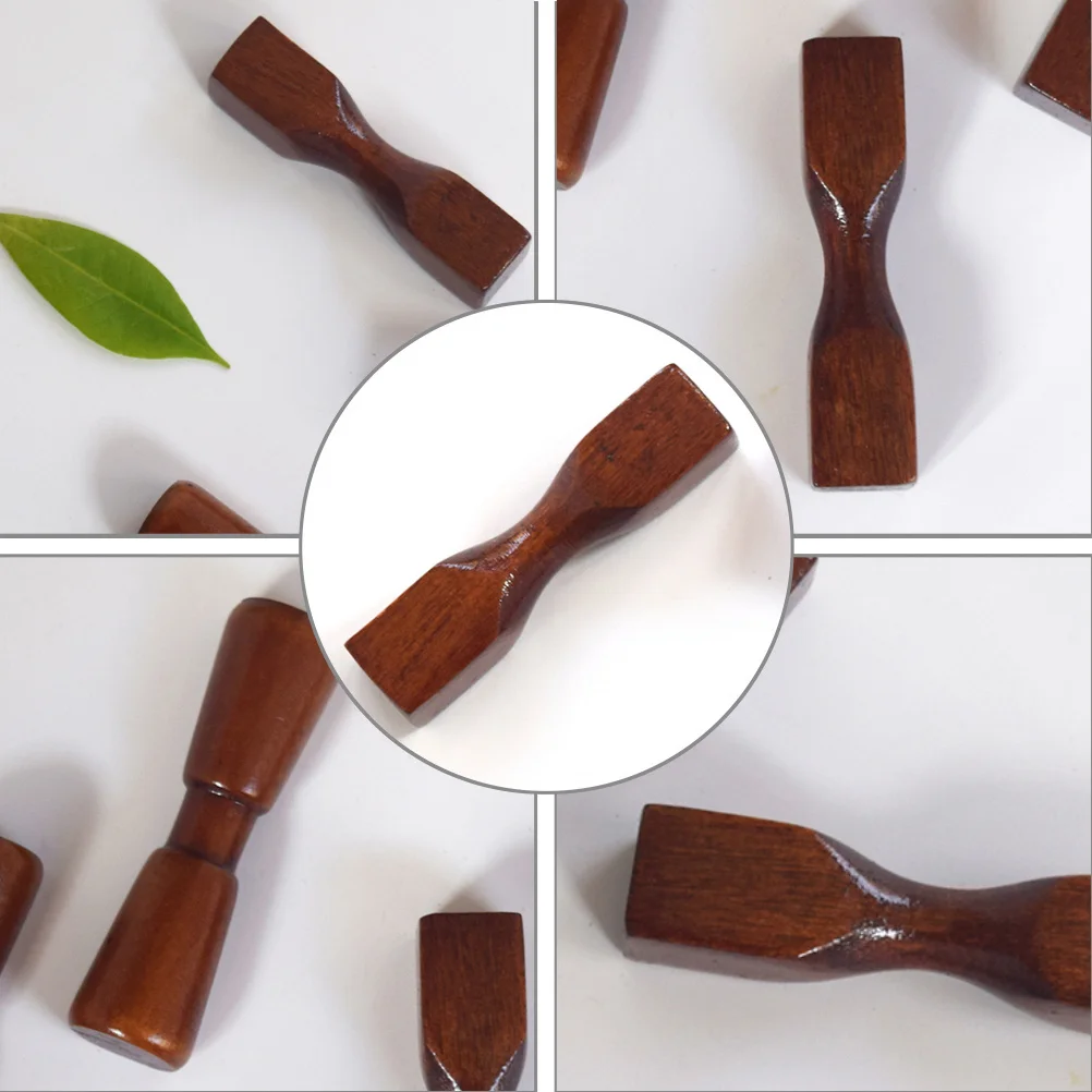 

5pcs Wooden Rack Home Restaurant Tableware Supplies Holder Rest Kitchen Chopsticks Rest Dining Decor Accessory