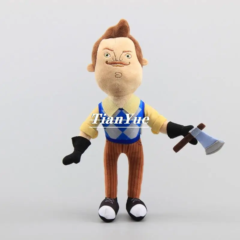 Anime Halloween Hello Neighbor Terror  GAME Dark Children\'s Christmas Gift toy 30cm