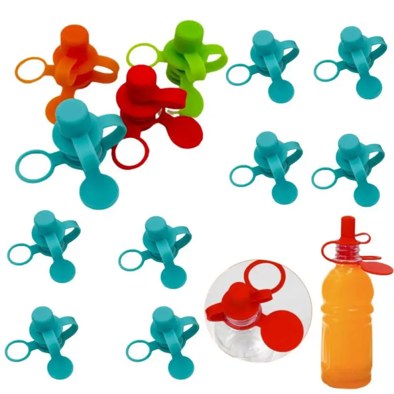 

Silicone Leakproof Suitable For Beverage Bottle Caps Baby Water Bottle Caps Silicone Bottle Top Spout Adapter