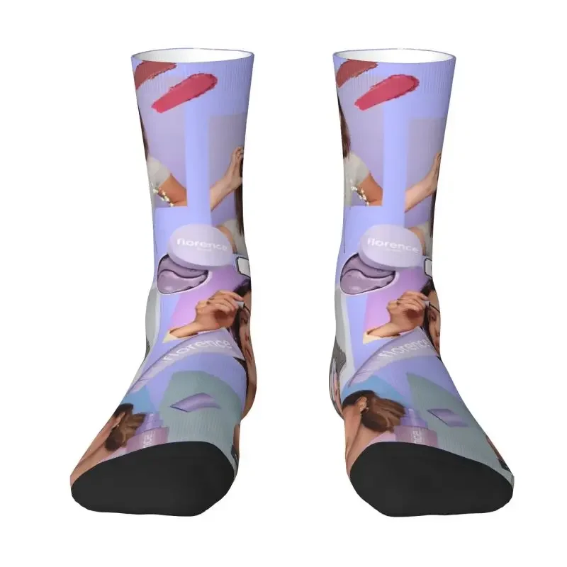 Florence By Mills Men's Crew Socks Unisex Cute 3D Printed Dress Socks