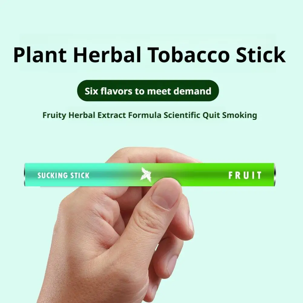 نكهة الفاكهة بمساعدة إقلاع التدخين عصا النيكوتين الحرة إقلاع التدخين قضيب صحي آمن وصحي أداة إقلاع التدخين