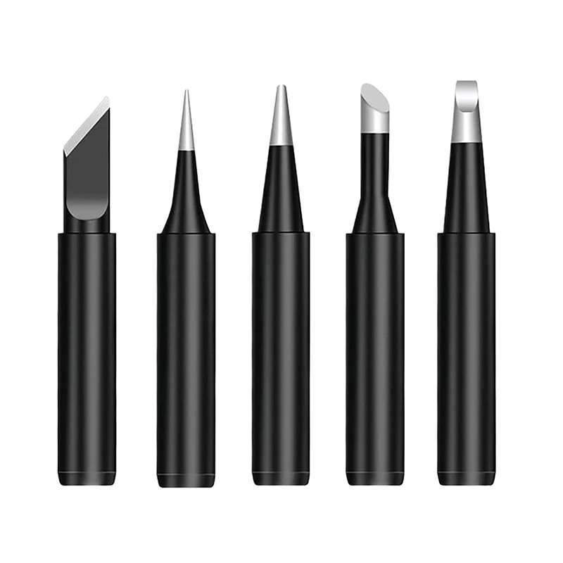 5Pcs/lot 936 Soldering Iron Tip Set Round Shape Internal Heating Soldering Tips for Phone Repair Electronics Maintenance