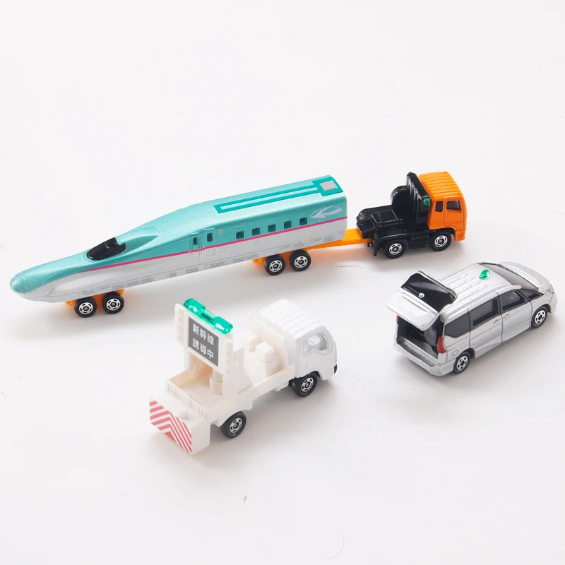 TAKARA TOMY-Tomica Shinkansen Engenharia Conjunto De Veículos De Transporte, Brinquedo De Carro De Liga, Veículo Motorizado, Modelo De Metal Fundido, Presente para Meninos