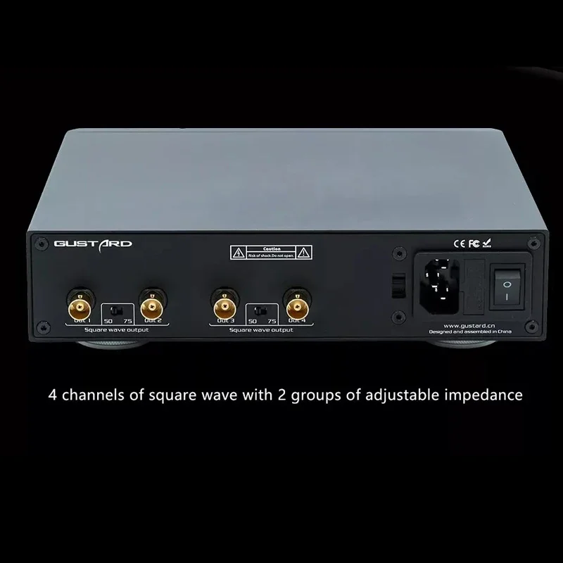 GUSTARD C18 10M ساعة الصوت درجة حرارة ثابتة على مدار الساعة مذبذب كريستال OCXO 10MHz عالية الدقة منخفضة الضوضاء مولد الساعة