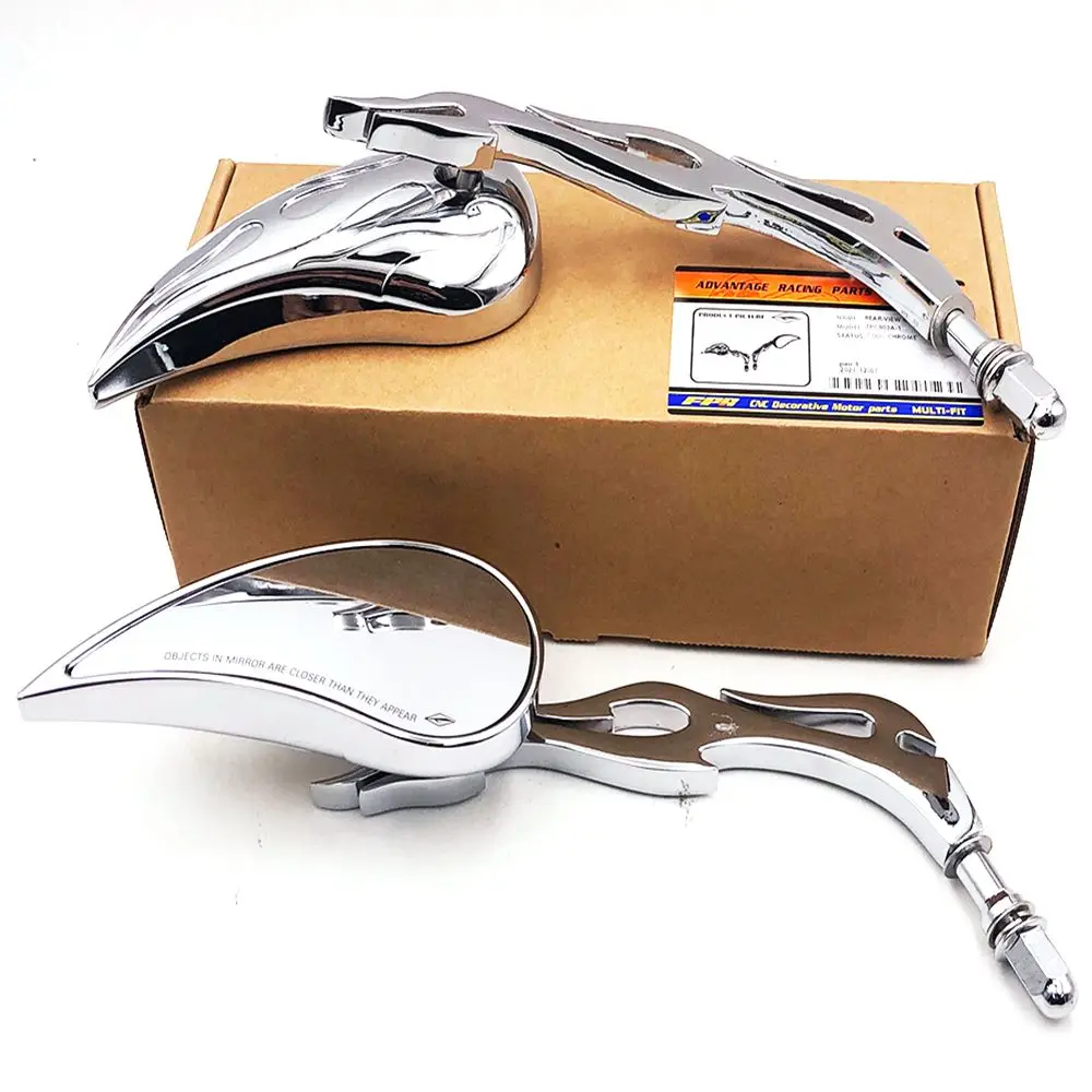 Motorcycle rearview mirror CNC aluminum alloy modified universal side view reflector