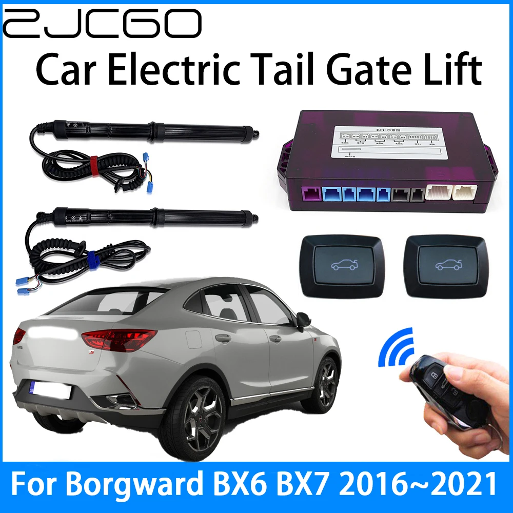 ZJCGO-ventosa eléctrica para maletero, puntal de elevación de puerta trasera inteligente para Borgward BX6 BX7 2016 ~ 2021