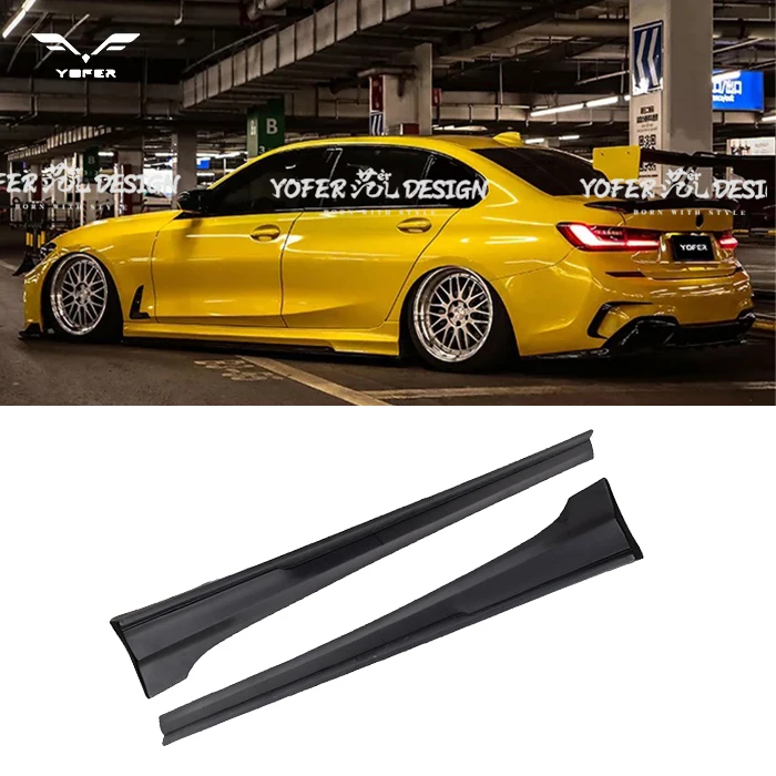 Yofer wholesale for BMW3 G20G28 universal side skirts car accessories bodykit side skirts aprons