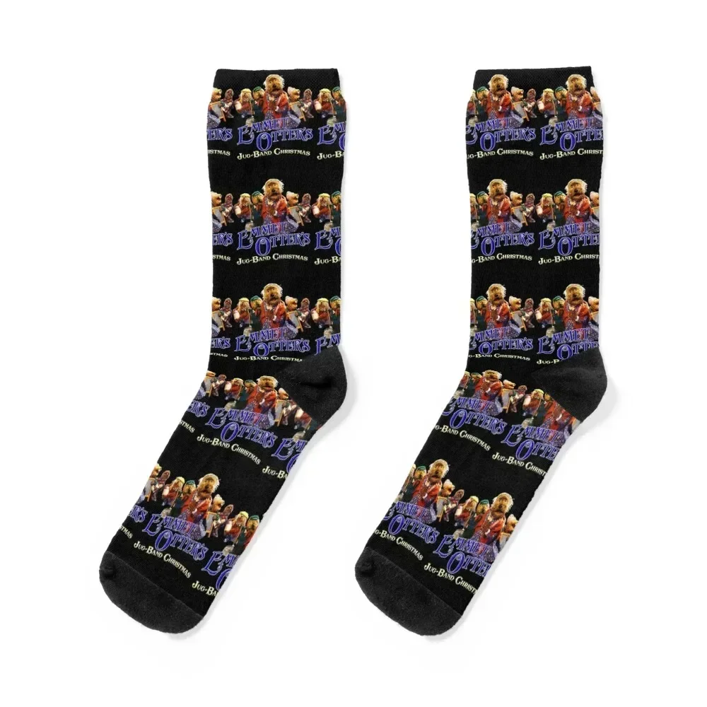 Emmet Otters Jug Band Christmas Socks Lots Antiskid soccer gift Man Socks Women's