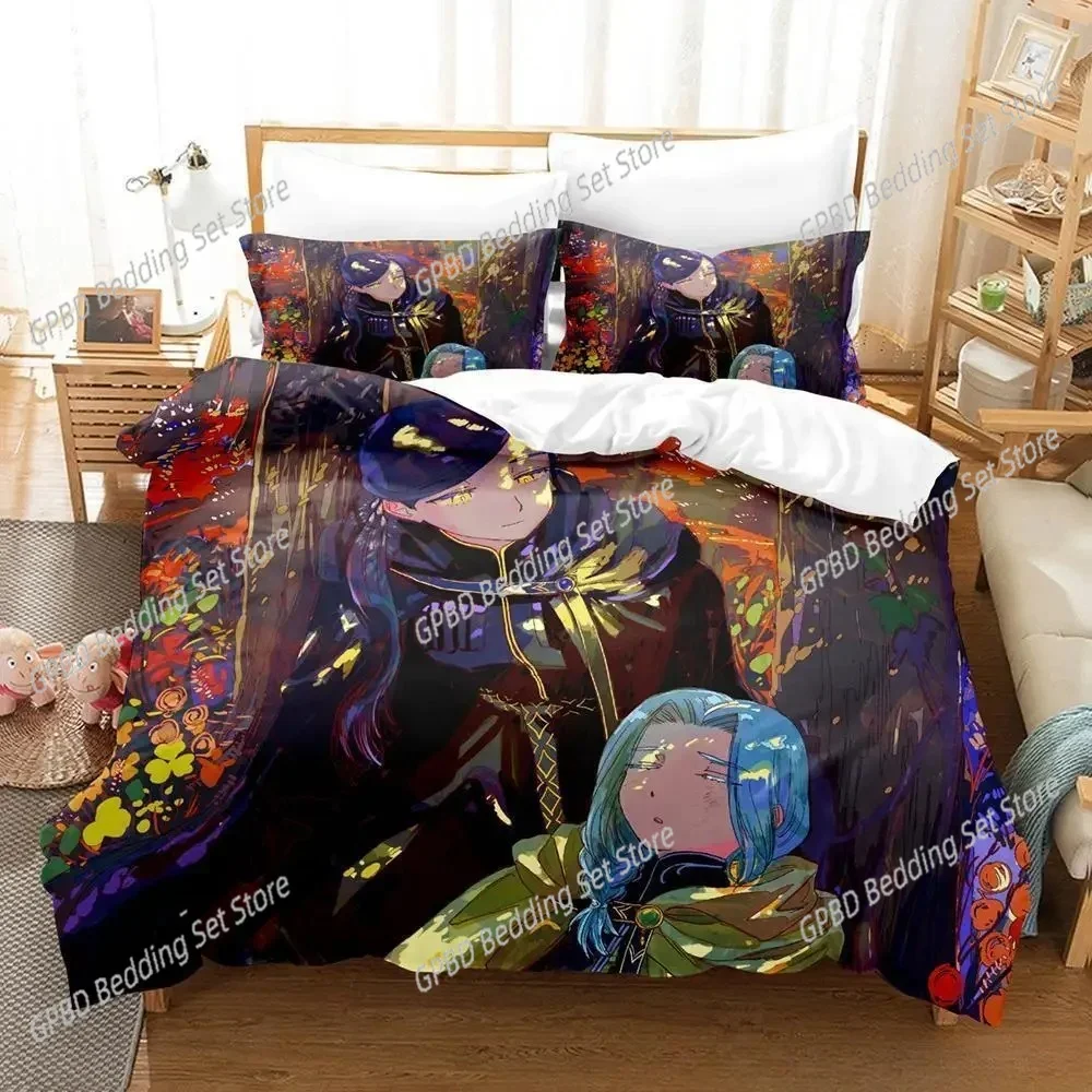 3d Printing Ascendance of a Bookworm Bedding Set Cartoon Anime three-piece set Adult Kid Bedroom Duvet cover Sets Home Textiles