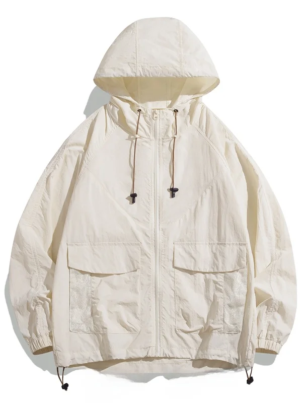 

Женская дышащая тонкая солнцезащитная куртка с защитой от ультрафиолета, однотонная летняя куртка с капюшоном, легкая модная куртка