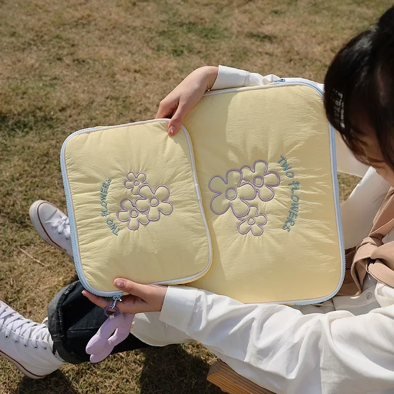 กระเป๋าใส่แท็บเล็ตพีซีแล็ปท็อปน่ารักขนาด11 13 14 15.3 15.6นิ้วกระเป๋าคลุมโต๊ะแบบพกพาสำหรับ Mac Book HP Asus