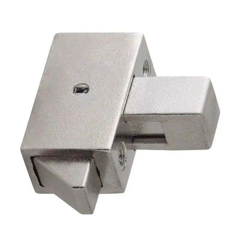 20PCS Zinc Alloy Industrial Push Button Lock Distribution Box Hasp Lock Switch Control Electric Cabinet Door Locks Nickel Plated
