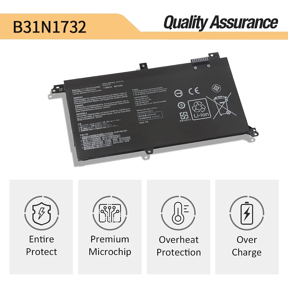 B31N1732 BATTERY AKKU Für Asus VivoBook S14 S430FA S430UA-EB221T F571GT