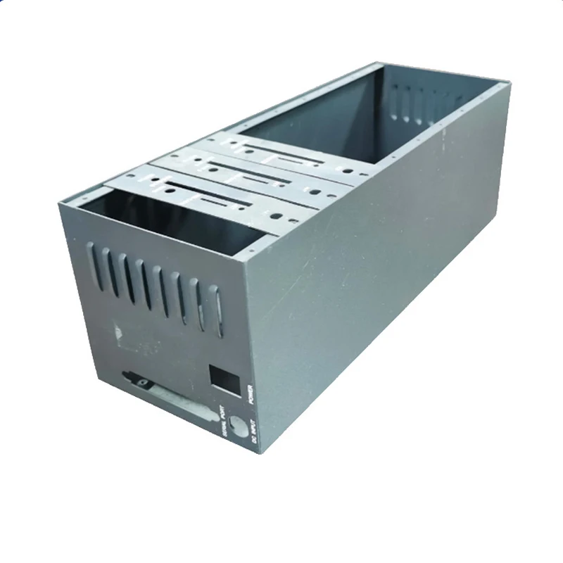 Custom High Precision Sheet Metal Fabrication Stamping/laser Cutting/Bending Aluminum Network Cabinet Machinery Enclosure
