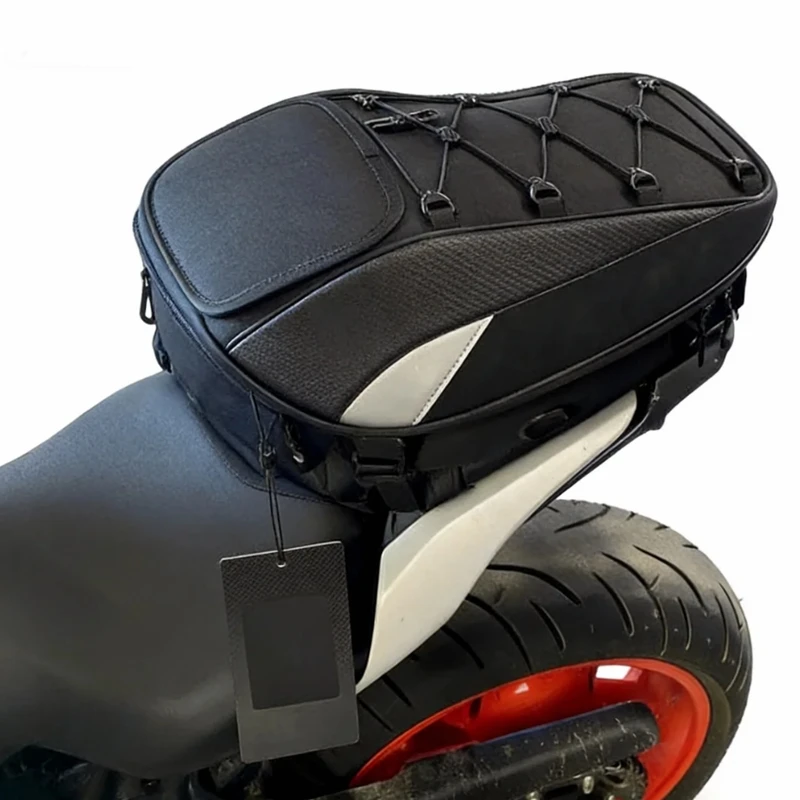 Waterproof Motorcycle Tail Bag High Capacity Multifunction Backpack Seat Bag Universal For YAMAHA KTM Dirt Pit Bike Ebike Parts