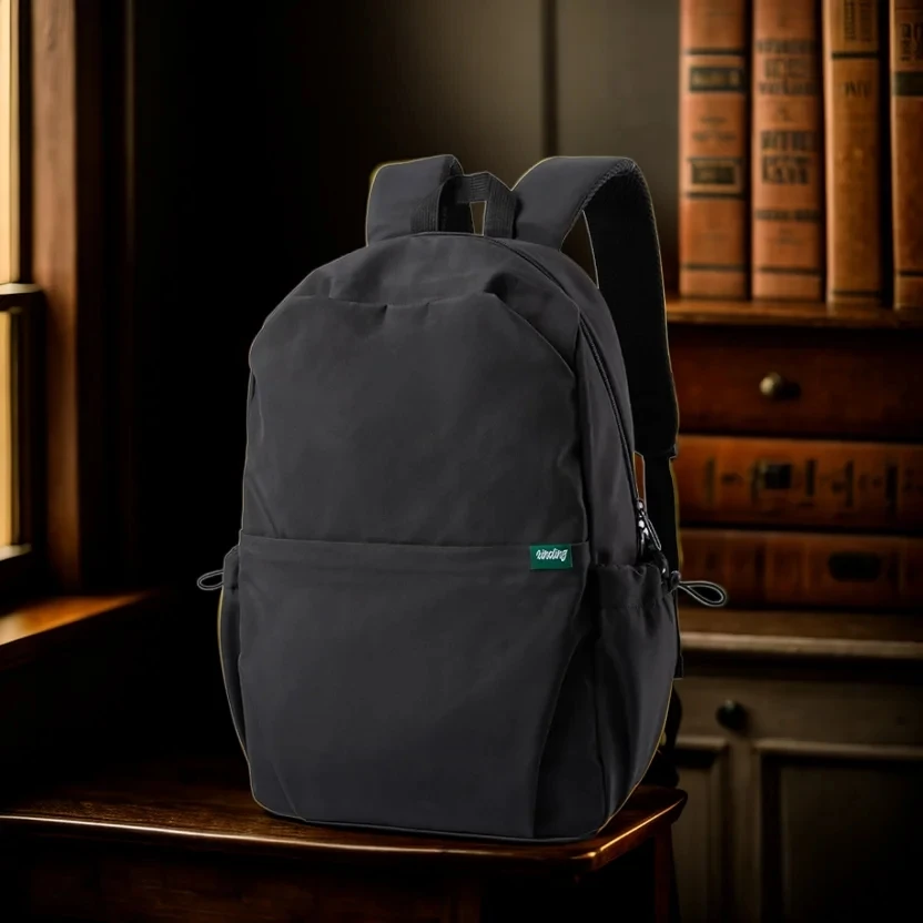 남녀공용 경량 배낭, 십대 대학생 여행용 방수 책가방, 간단한 백팩, 16 인치 노트북