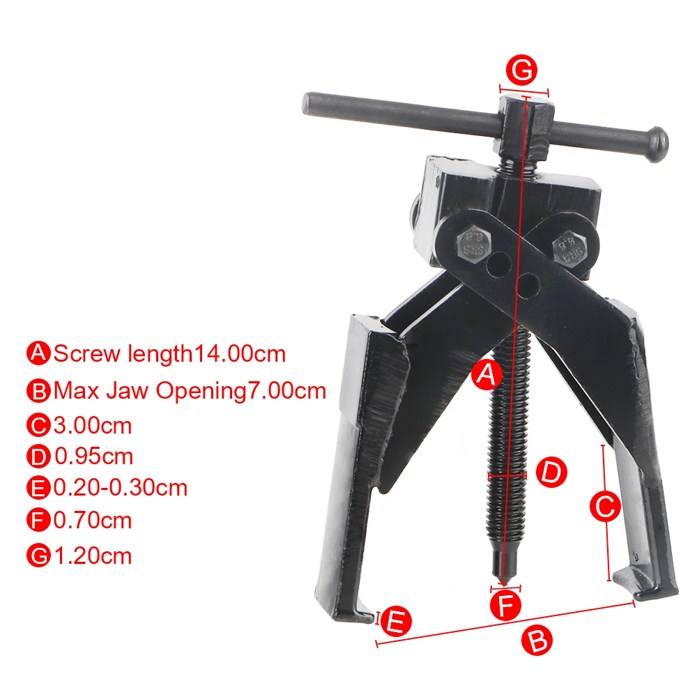 Automotive Repair Tool Removal Tool Car Separation Bearing Device Labor-Saving Car Inner Bearing Puller 2 Jaw Gear Extractor