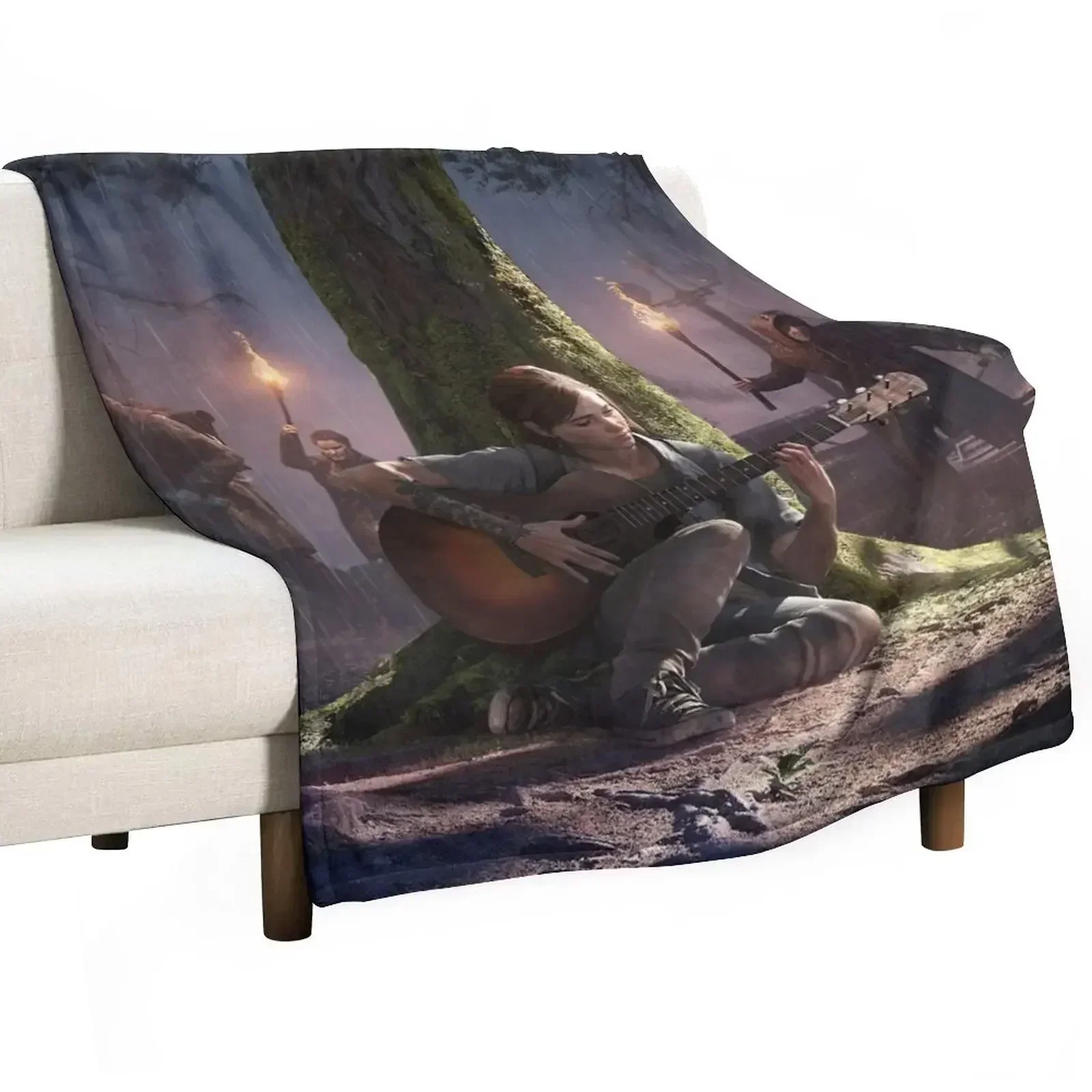 

The Last Of Us Part 2 Throw Blanket Weighted Vintage wednesday Softest Blankets