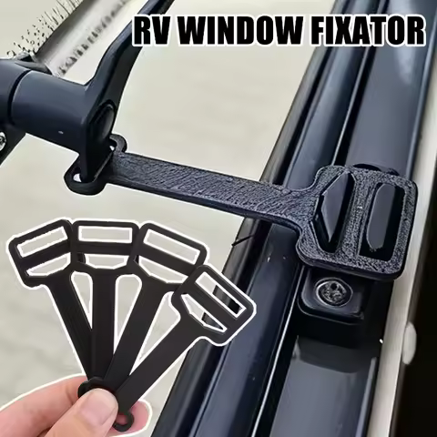 RV Window Fixator Clip Latch Anti Shake Stopper For Camper Motorhome Caravan Accessories Noise Reduction Lock Holder Bracket Kit
