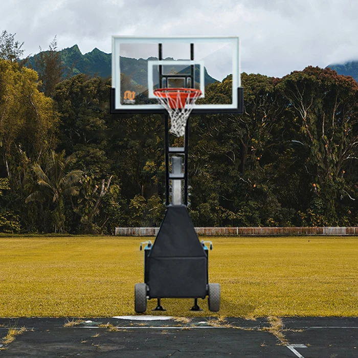 

New Arrival Portable Sporting Basketball Hoop Movable Adjustable Height 6-10 Feet Basketball Stands Goal