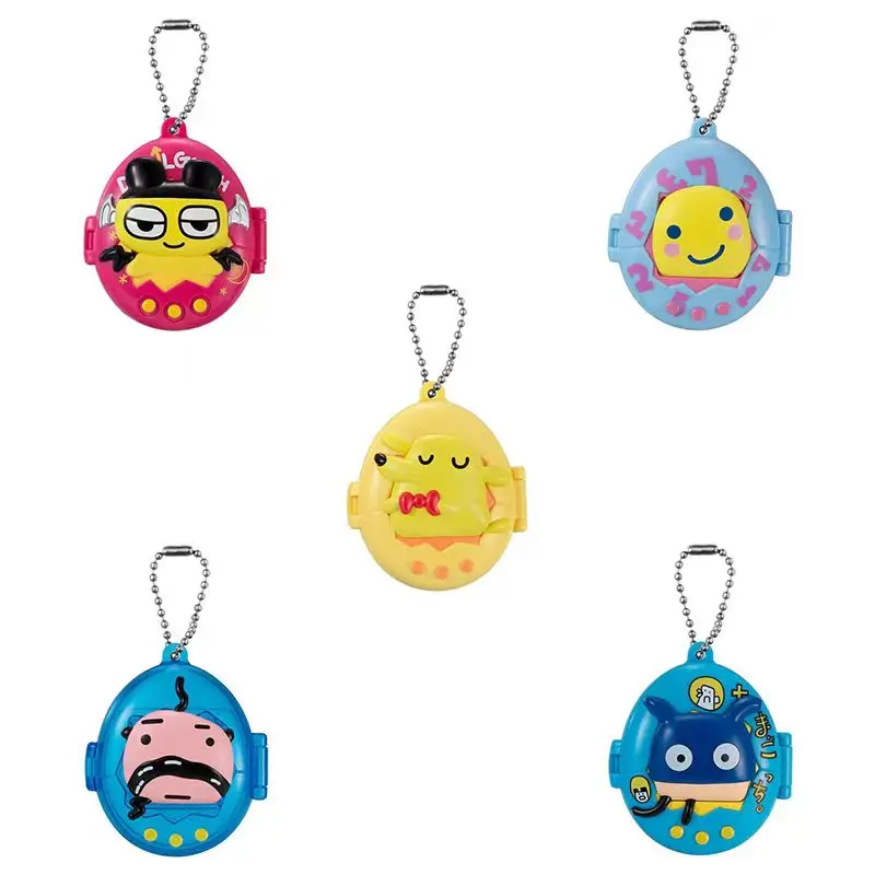 Figurine d'action Gacha Tuoma Gezi, boîte de rangement électronique en forme d'animal de compagnie, modèle de décoration pendentif